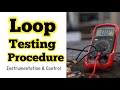 Instrument loop test procedure  loop test method