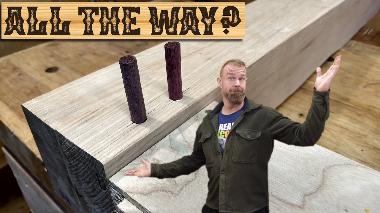 Draw Bore Does a draw bore have to go all the way through? - YouTube