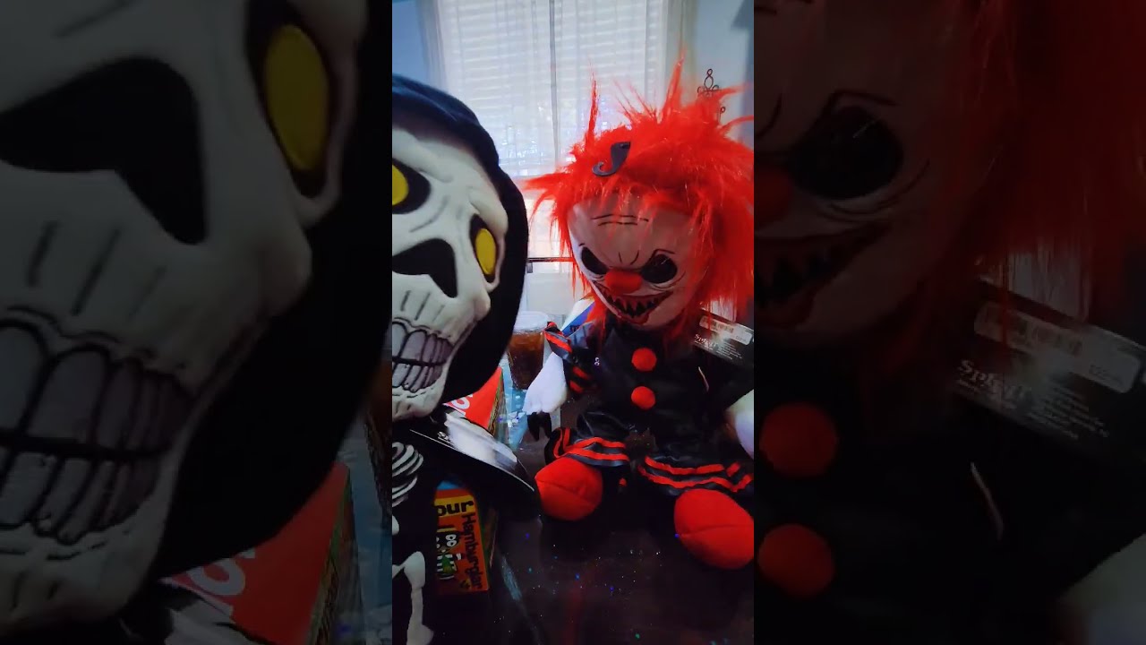 Skelly Bones & Crouchy eat Adult Happy Meals! #shorts #spirithalloween