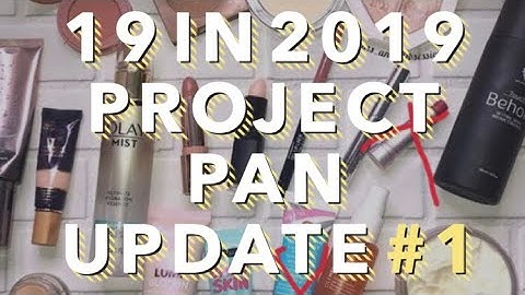 19 IN 2019 PROJECT PAN | UPDATE #1