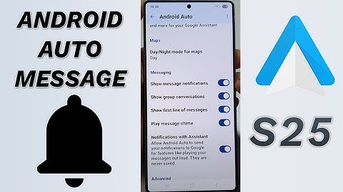 📩 How to Turn On/Off Android Auto Message Notifications | Galaxy S25/S25+/Ultra