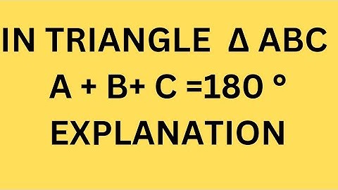 ANGLE SUM PROPERTY OF TRIANGLE # MATHS #MKS EDUCATION Video