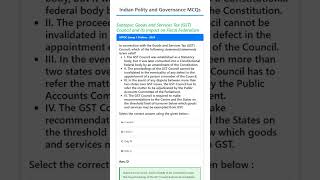 Goods and Services Tax GST Council and its impact on Fiscal Federalism