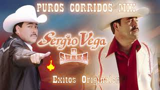 Sergio Vega 20 Exitos Originales || Puros Corridos Viejitos Amigos Mix