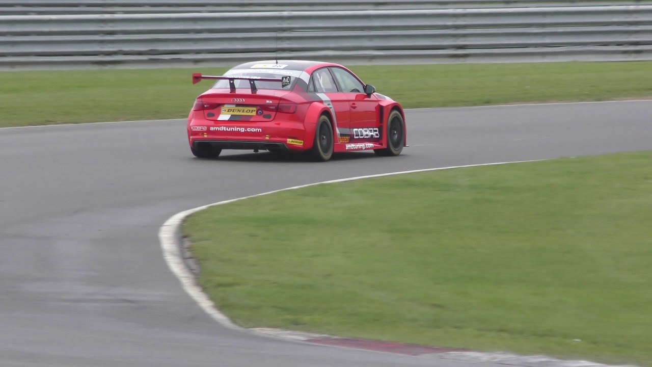 good Audi BTCC race car testing Snetterton 8nov17 132p