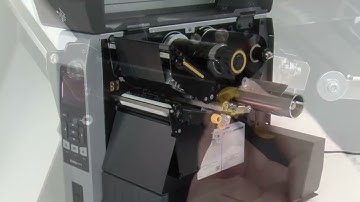 Video hướng dẫn cách lắp giấy, mực Zebra ZT610, ZT620