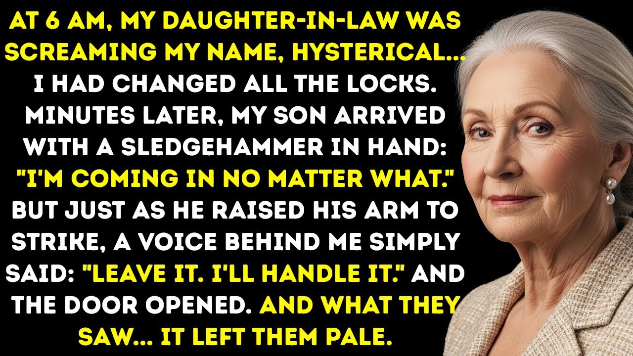 My Son & DIL Tried To Bust Down My Door With A Sledgehammer... Then I Opened It, And They Froze!