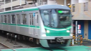 東京メトロ 警笛あり 16000系 通勤準急 小田急相模原駅朝ﾗｯｼｭ時間帯到着