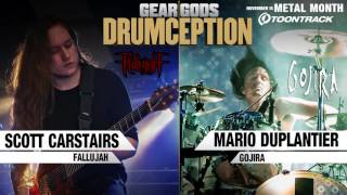 Video thumbnail of "FALLUJAH's Scott Carstairs x Mario Duplantier of GOJIRA - DRUMCEPTION | GEAR GODS"