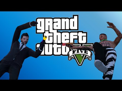 დაძაბული დუელი, ერთმანეთის მოხვნა და სხვა - GTA 5 ქართულად