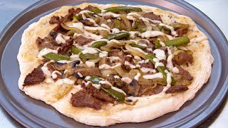 Philly Cheesesteak Pizza - Recipe #102