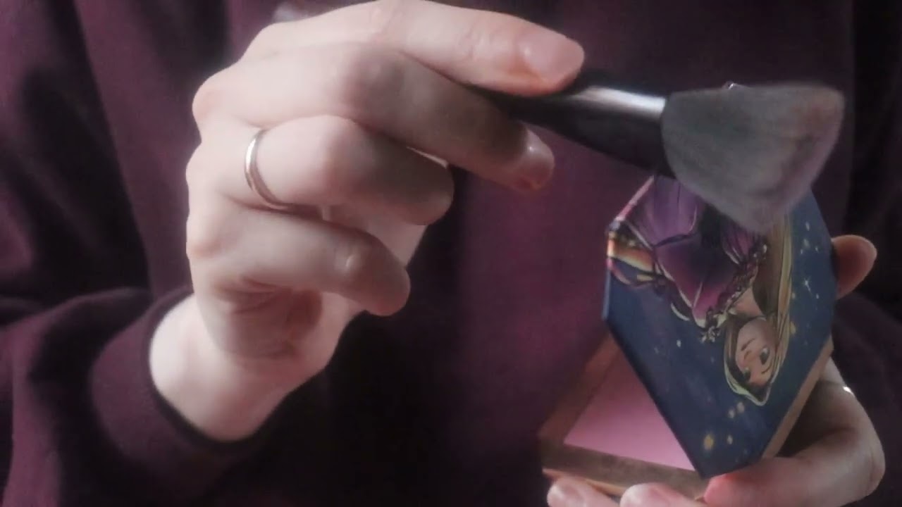 ASMR 🐢 Makeup application on camera with background music ( old videos ) 