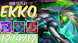 HOW TO PLAY EKKO | New build & Runes | Season 9 Ekko guide | Diamond Commentary | League of Legends