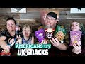 American Family Tries UK Snacks || Foreign Food Friday