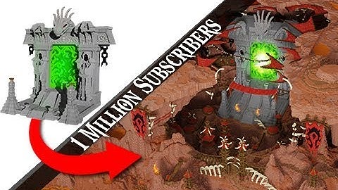 The ULTIMATE Minecraft Nether Portal ORC City!