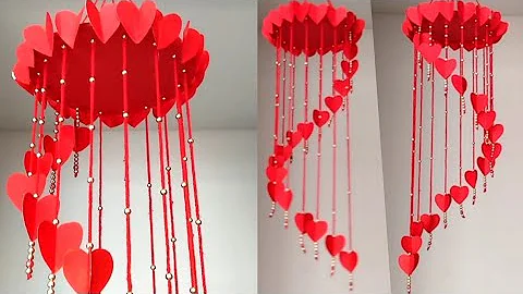 DIY  Valentine's Day Crafts Idea I Wall Hanging Crafts Idea I Room Decoration Idea I Our Sweet Mom