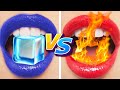 RED VS BLUE Last To Stop Eating Wins Challenge! Best Food Challenges by Crafty Panda