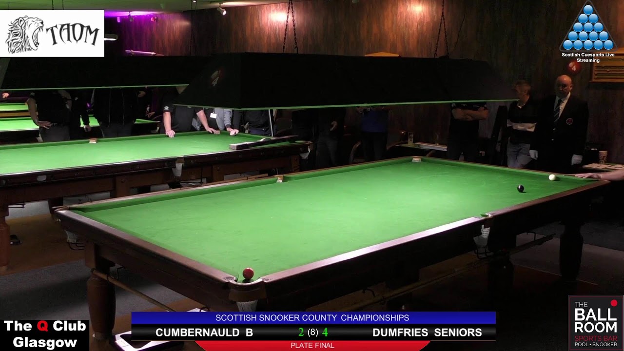 Scottish County Snooker Championship Final - Q Club A v Edinburgh