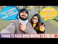 Important Things To Pack When Moving To The UK | Life in UK vs India