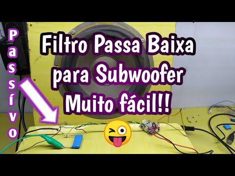 Vídeo: Como Fazer Um Filtro Passa-baixo