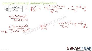 Maths Limits and Derivatives part 8 Limits of rational function CBSE class 11 Mathematics XI