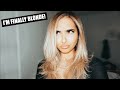 I'M FINALLY BLONDE?!? | COME WITH ME TO GET MY HAIR DONE | DINAHLEIGH