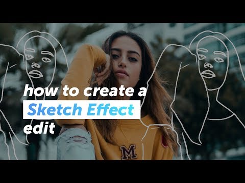 Outline drawing with Sketch Effect | PicsArt Tutorial