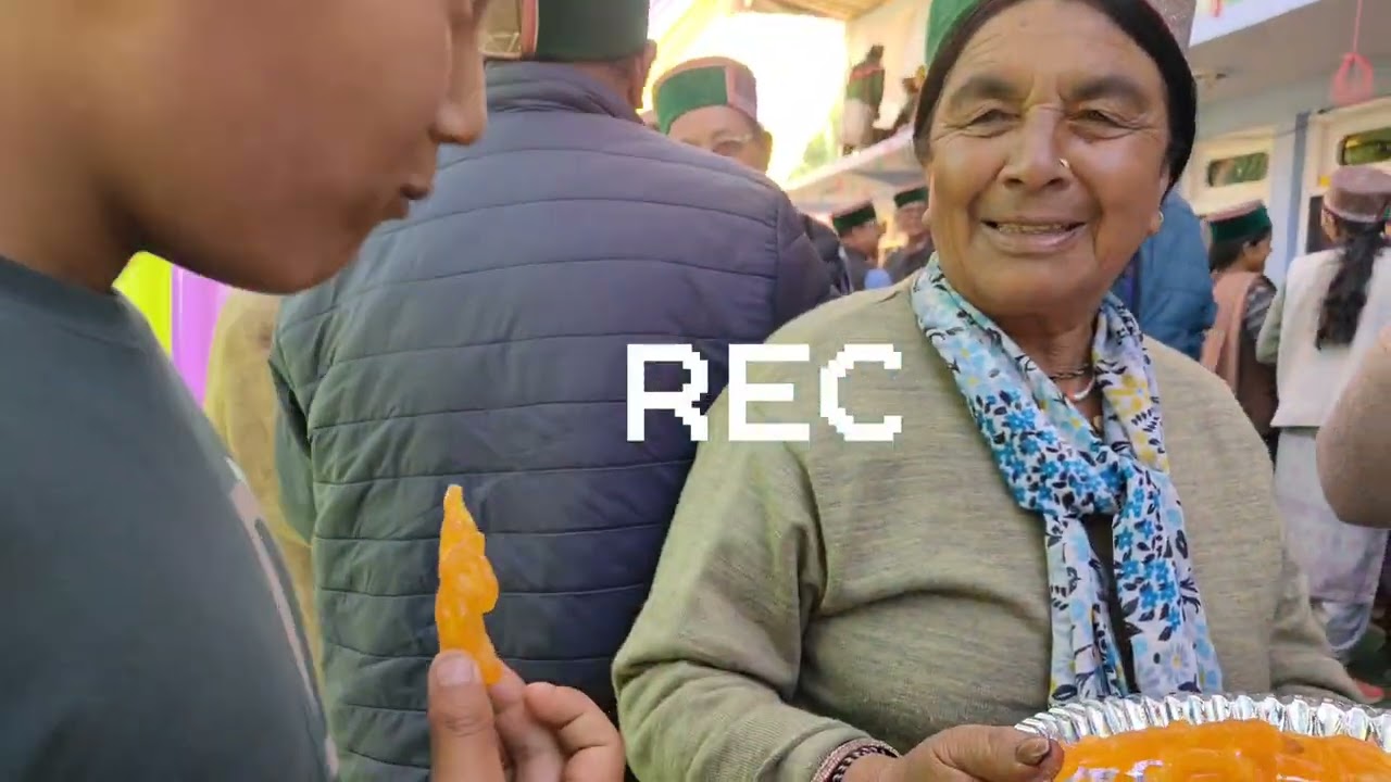 Kinnauri wedding (बेल्डिंग ) #merrige khwangi to Ribba #kinnauriculture 