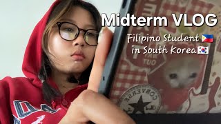 Midterm VLOG | Filipino Student 🇵🇭 in South Korea🇰🇷 | Gail Unnie