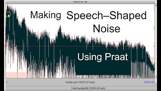 Praat 11 - Make speech-shaped noise