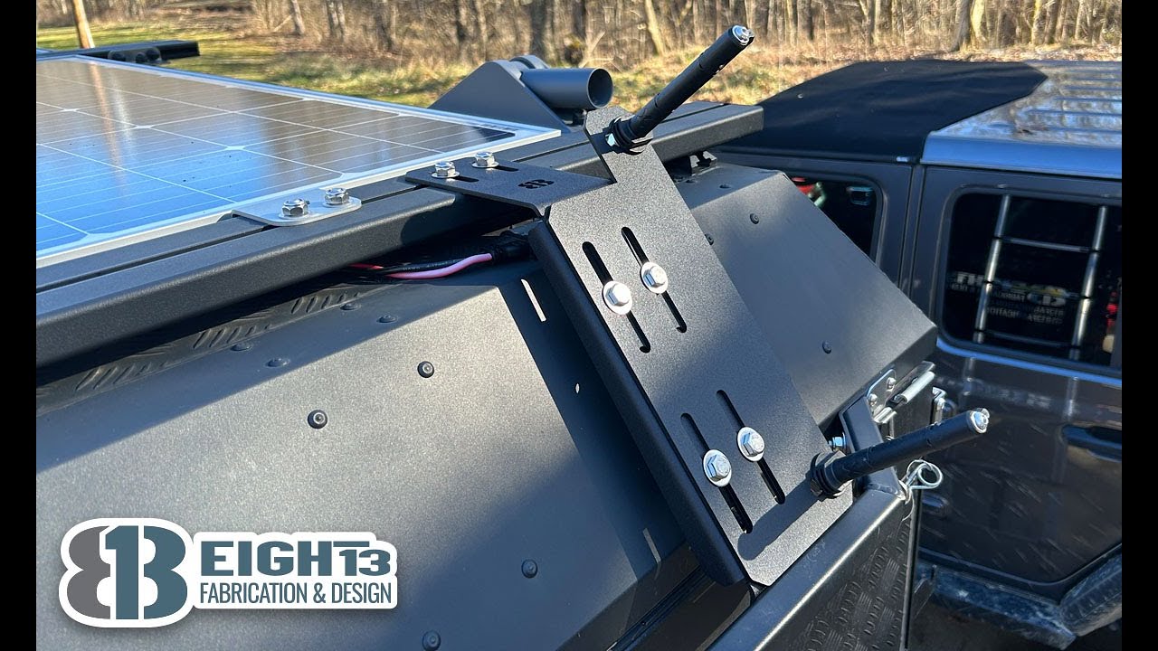 Alu-Cab Canopy Camper / Alu-Cabin Upper Rear Accessory Brackets - YouTube