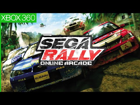 Playthrough [360] Sega Rally Online Arcade