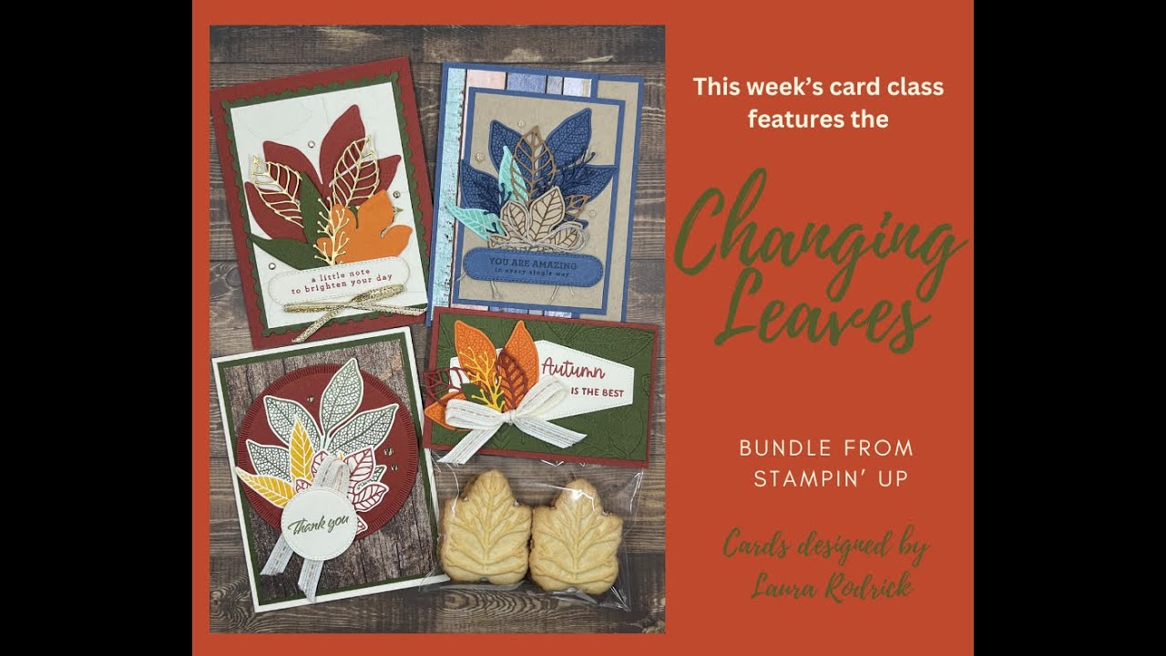 Fun fall projects this week with the Changing Leaves bundle from ...