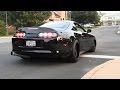 LOUD Toyota Supra 2 Step REV Leaving Cars and Coffee