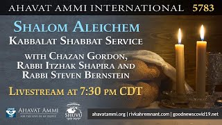 Shalom Aleichem Kabbalat Shabbat for Re'eh