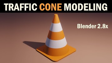 Blender 2.8x Traffic Cone Modeling