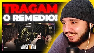 (DEU EM CIMA OU NÃO? 😂😂) MARIA ZN (SP) X TORVI - SEMI - BATALHA DO COLISEU | REACT BAUEB