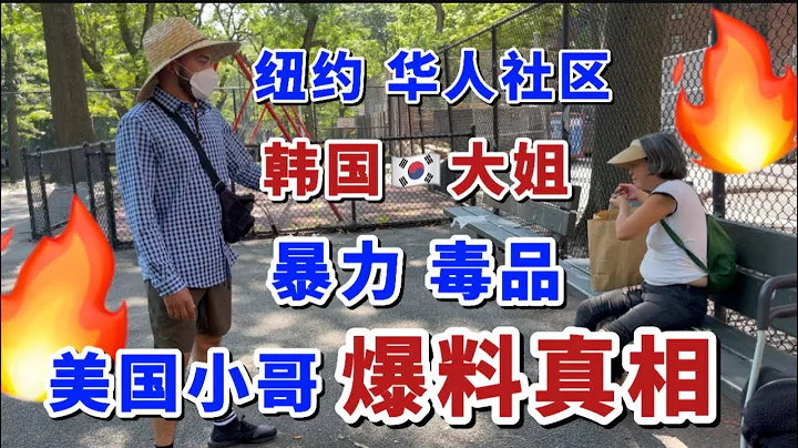 纽约，华人首都，韩国大姐，美国小哥，爆料真相，大麻毒品，害人 - 天天要闻