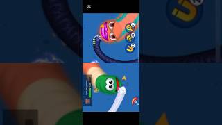 Worms zone io worm biggest snake on zone \#shorts #wormszone #wormworld #giantworm #glowworm screenshot 1