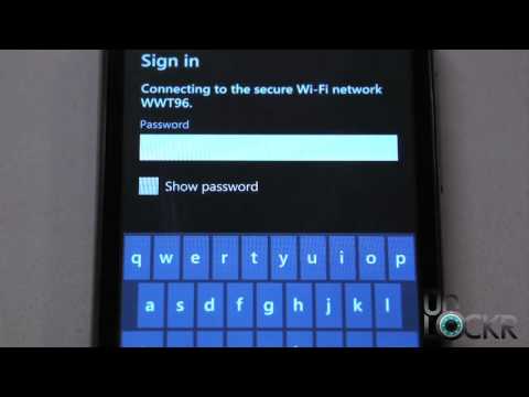How To Setup Wifi (Wireless Internet) on a Windows Phone Device