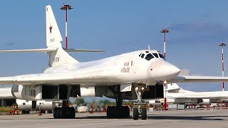 Полет ракетоносцев Ту-160 и МиГ-31 над Баренцевым морем