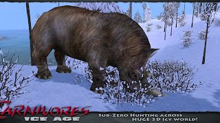 Carnivores Ice Age: Wooly Rhinoceros Hunting