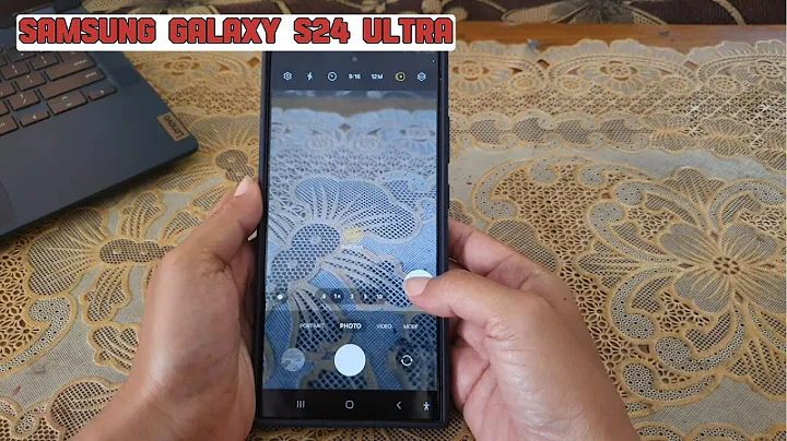 How to take a photo by using the floating shutter button on Samsung Galaxy S24 Ultra