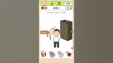 Brain Test 2 Tricky Stories Agent Smith level 1 answer or walkthrough