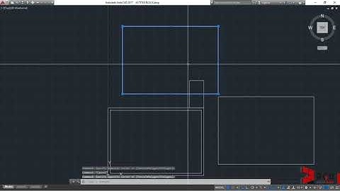 AutoCAD Simple Title Block Method 1 - pt3 (Absolute Coordinate with Dynamic Input, Explode, Offset)