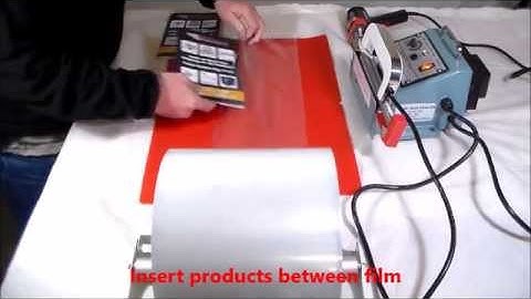 Portable I Bar Shrink Machine Demo