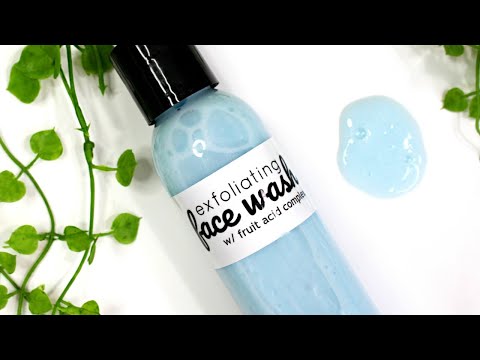 How to Make Exfoliating Face Wash w/ Fruit Acid Complex