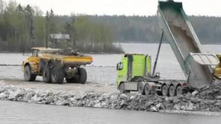Återfyllning av invallning Furuholmsviken
