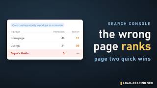 Page Two of Google: The Quickest Wins in Search Console