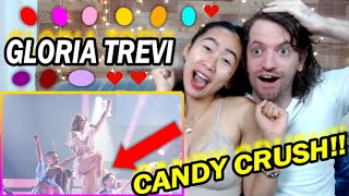 Couple Reaction to Gloria Trevi - Popurrí Candy Crush (Live From México City Arena)